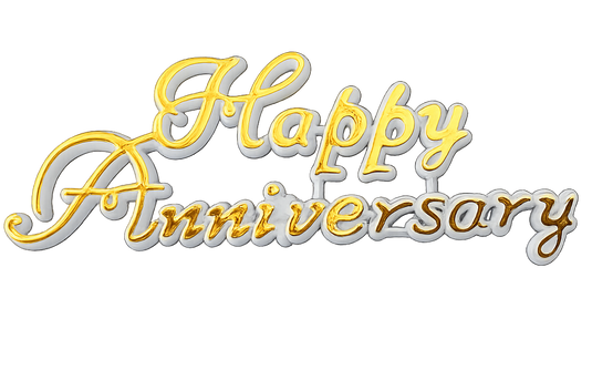 HAPPY Anniversary Topper