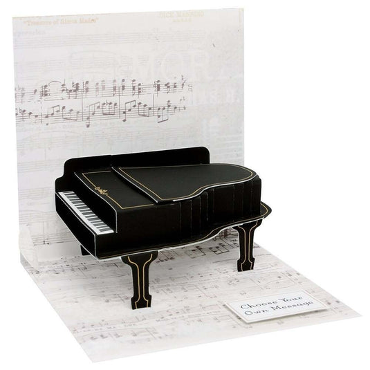 Baby Grand Piano Pop-Up Greeting Card