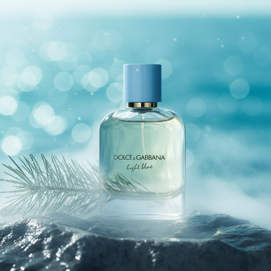 Dolce & Gabbana Light Blue Pour Homme - Moody portrait with ocean mist