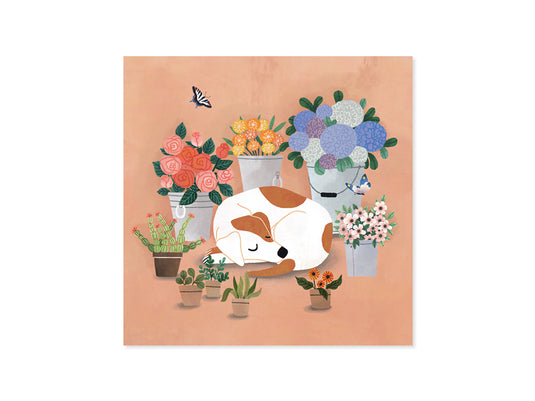 Flower Cart Pop-Up Greeting Card