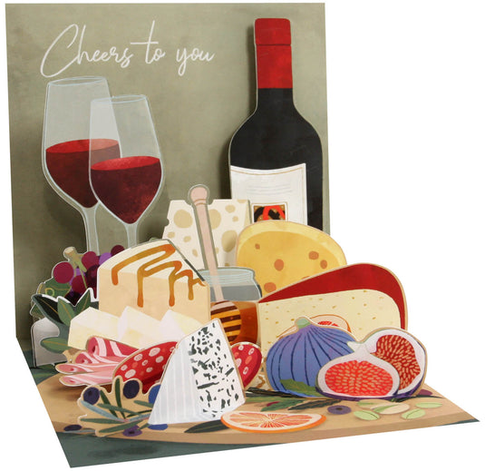 Charcuterie Pop-Up Greeting Card