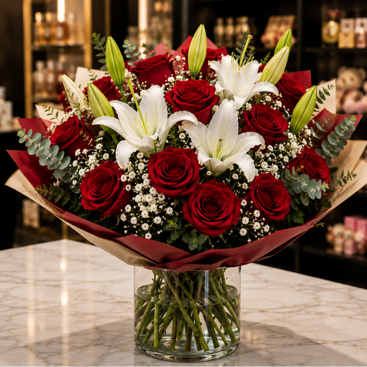 Classic Red Romance Bouquet