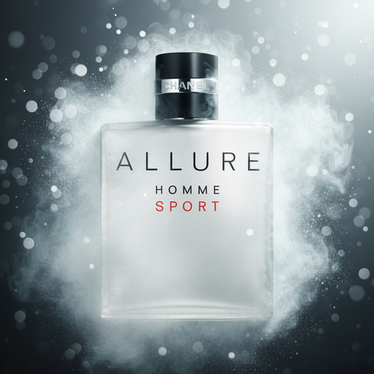 Chanel Allure Homme Sport - Moody portrait with mist