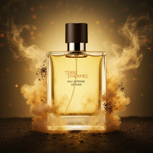 Terre d'Hermès Eau Intense Vétiver - Moody portrait with earthy smoke