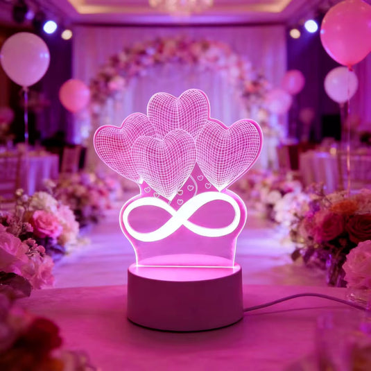 Assorted 3D Fun Lamps for Gifting